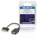 Sincronizzazione e Ricarica Samsung 30-Pin Maschio - USB A Femmina 0.20 m Nero