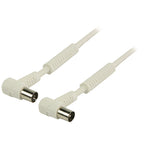 Cavo Coassiale ad Angolo Coassiale Maschio - Femmina Coax (IEC) 25m Bianco