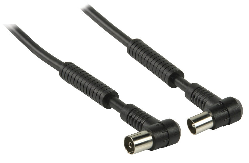 Cavo Coassiale 120 dB ad Angolo Coassiale Maschio - Femmina Coax (IEC) 10m Nero 5412810184743 541281018474 VLSP40120B100 ND9105