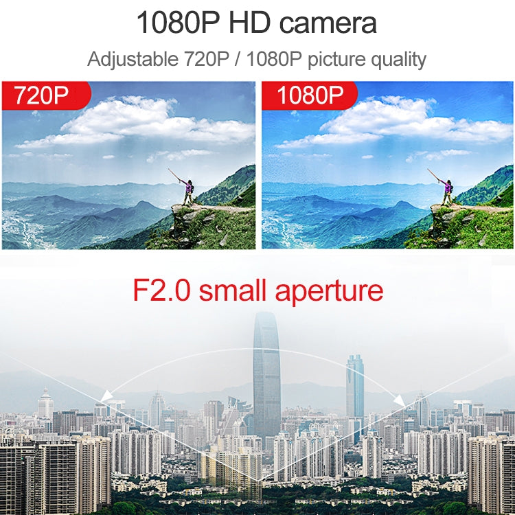 Penna con telecamera HD 1080P e clip posteriore