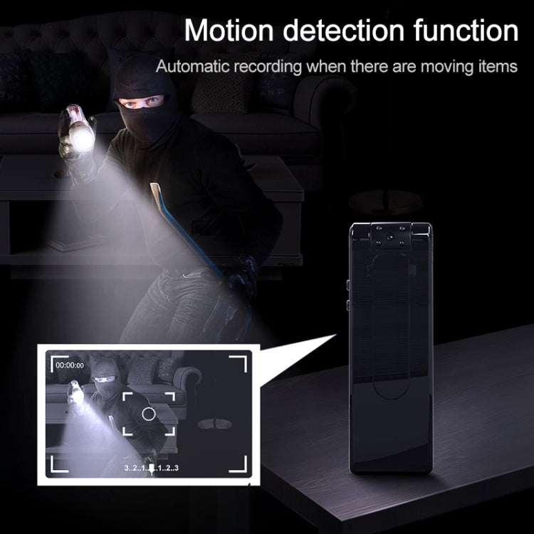 Videoregistratore HD 1080P con clip posteriore e rilevamento movi