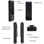 Videoregistratore HD 1080P con clip posteriore e rilevamento movi