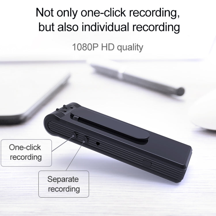 Videoregistratore HD 1080P con clip posteriore e rilevamento movi