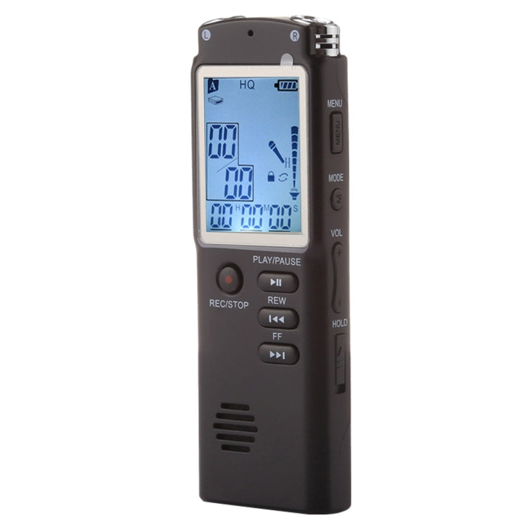 Registratore vocale portatile 8GB con riproduzione musicale