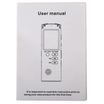 Registratore vocale portatile 8GB con riproduzione musicale