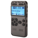 Registratore vocale portatile 8GB con riproduzione musica