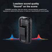 B800 Registratore vocale senza perdita di audio HD con clip posteriore, B800