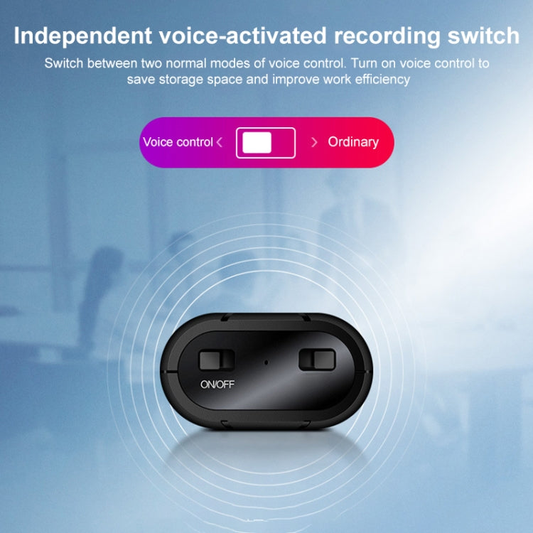 Registratore vocale HD B800 con clip posteriore