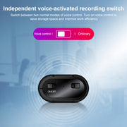 B800 Registratore vocale senza perdita di audio HD con clip posteriore, B800