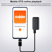 B800 Registratore vocale senza perdita di audio HD con clip posteriore, B800