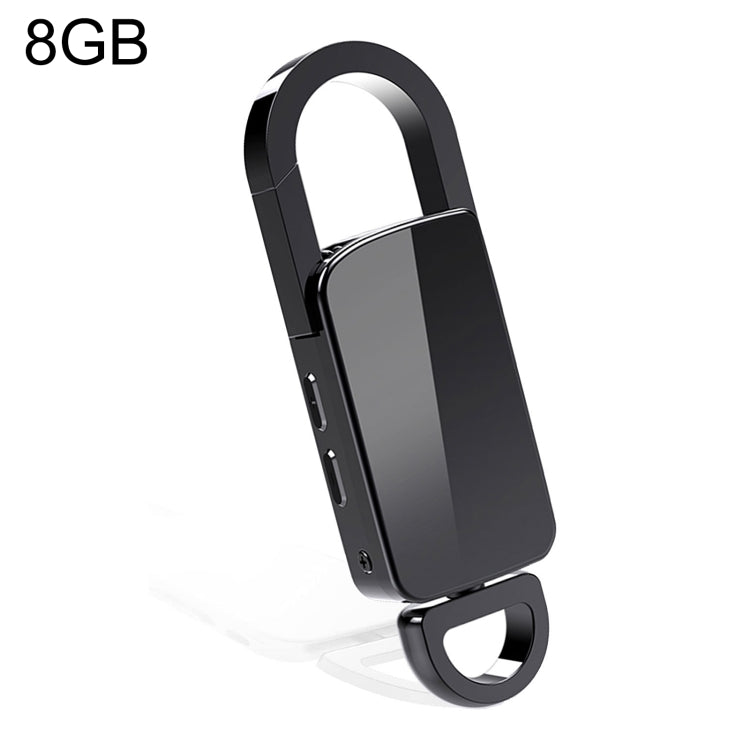 Penna di registrazione portatile con riduzione del rumore HD portachiavi S20 da 8 GB, 8GB