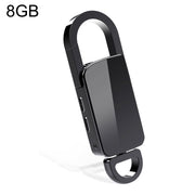 Penna di registrazione portatile con riduzione del rumore HD portachiavi S20 da 8 GB, 8GB