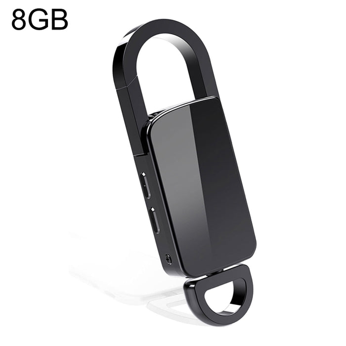 Penna di registrazione portatile con riduzione del rumore HD portachiavi S20 da 8 GB, 8GB