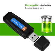 SK001 Registratore vocale portatile USB U-Disk ricaricabile, senza memoria, No Memory