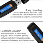 Registratore vocale portatile USB ricaricabile SK001