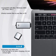 SK858 Registratore vocale per riunioni U-Disk portatile ricaricabile da 8 GB, 8GB