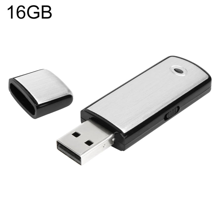 SK858 Registratore vocale per riunioni U-Disk portatile ricaricabile da 16 GB, 16GB