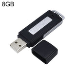 Registratore vocale portatile ricaricabile 8GB USB