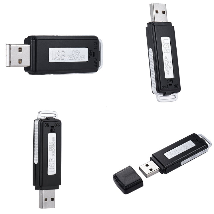 Registratore vocale portatile ricaricabile 16GB USB