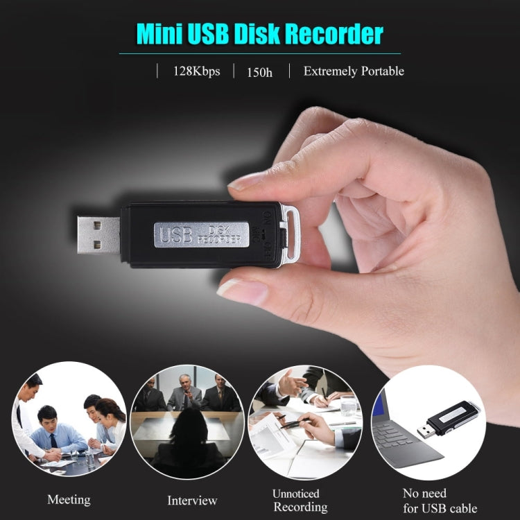 Registratore vocale portatile ricaricabile 64GB USB