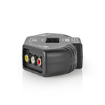Switch AV a 3 Porte 3x Ingresso RCA (RWY) - 1x Uscita RCA (RWY) Nero 5412810296545 541281029654 VSWI2403BK ND2525