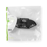 Switch AV a 3 Porte 3x Ingresso RCA (RWY) - 1x Uscita RCA (RWY) Nero 5412810296545 541281029654 VSWI2403BK ND2525
