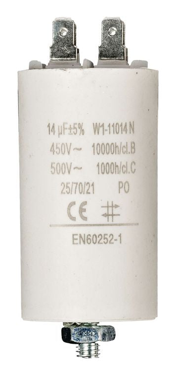 Condensatore 14.0uf / 450 v + Aarde