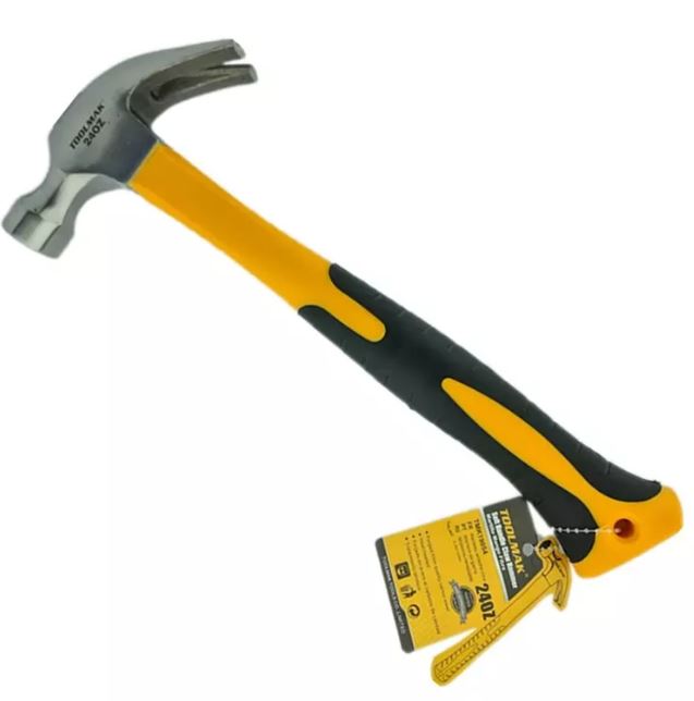 Martello da carpentiere con impugnatura morbida - 680g TMK19054 W1450 6901040190543