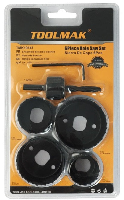 Set seghe a tazza - 6 pezzi 6901050191417 TMK19141 W1460