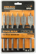 Set 6 punte a pala per legno 10-25mm TMK19142 6901080191425 W1465
