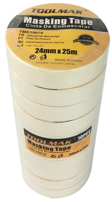 Nastro adesivo in carta 24mm 25m – Confezione da 10 pezzi TMK19079 6901180190793 W1470