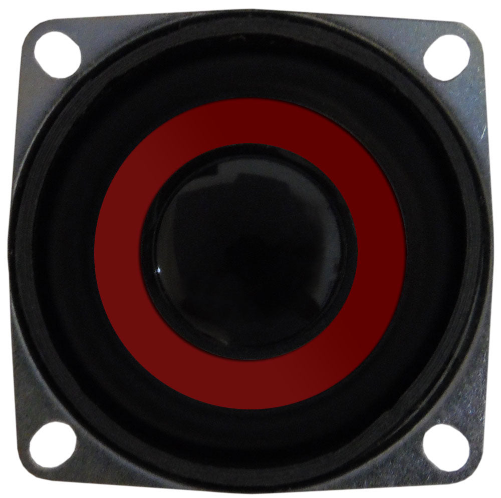 Altoparlante 5W 4 Ohm 5x5x2.5cm rosso W242