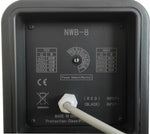 Cassa acustica nera da parete 2 vie 8" 80W 70/100V W286 NWB-8
