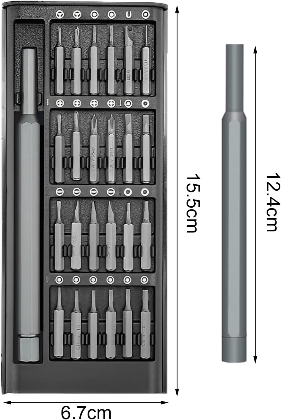 Set cacciavite di precisione con punte magnetiche 25 pezzi 6900180290021 6024 WB645