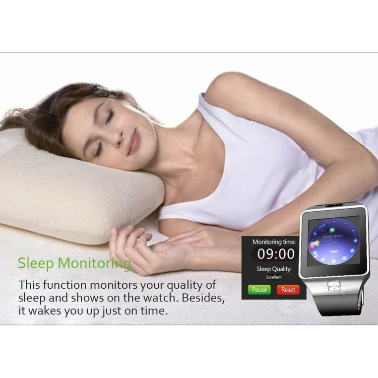 DZ09 Schermo da 1,56 pollici Bluetooth 3.0 Sistema operativo Android 4.1 sopra Smart Watch Phone con Bluetooth Call & Call Reminder & Sleep Monitor & Pedometro & Sedentary Reminder & Calendar & SMS & Audio e Video Player & Anti-loss Function