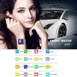 DZ09 Schermo da 1,56 pollici Bluetooth 3.0 Sistema operativo Android 4.1 sopra Smart Watch Phone con Bluetooth Call & Call Reminder & Sleep Monitor & Pedometro & Sedentary Reminder & Calendar & SMS & Audio e Video Player & Anti-loss Function
