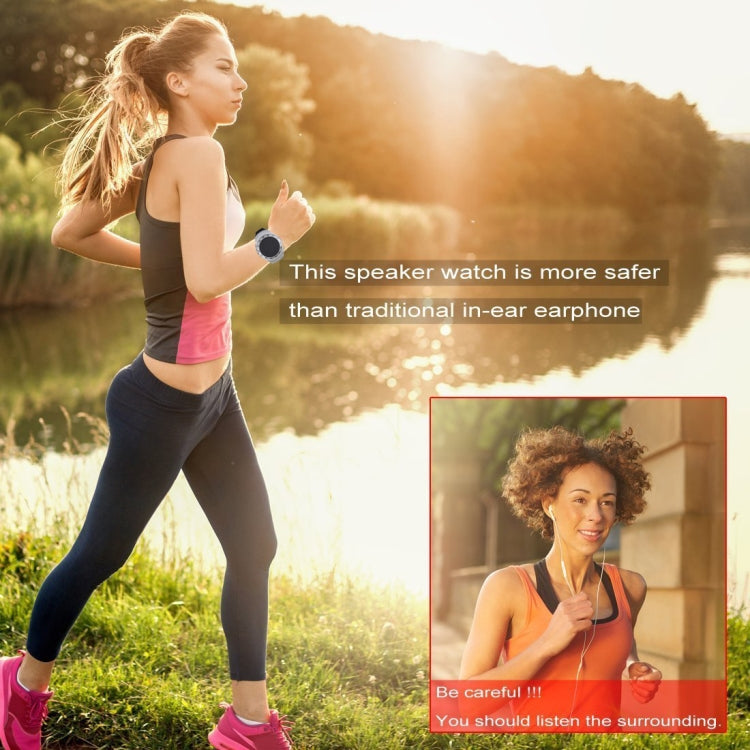 Supporta chiamate in vivavoce e display intelligente dello schermo e radio FM e scheda TF e cellulare anti-smarrimento