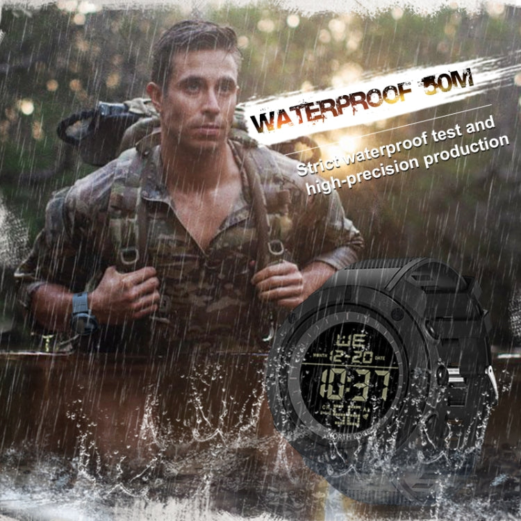 SERBATOIO North Edge Men Fashion Esercito militare professionale Sport all'aria aperta Impermeabile Running Swimming Smart Digital Watch, TANK North Edge