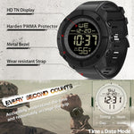 SERBATOIO North Edge Men Fashion Esercito militare professionale Sport all'aria aperta Impermeabile Running Swimming Smart Digital Watch, TANK North Edge