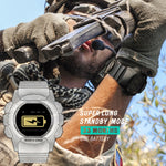 NORTH EDGE AK Bluetooth Smart Watch multifunzione con retroilluminazione a LED, supporto promemoria chiamata in arrivo, cronometro intelligente, promemoria informazioni, AK