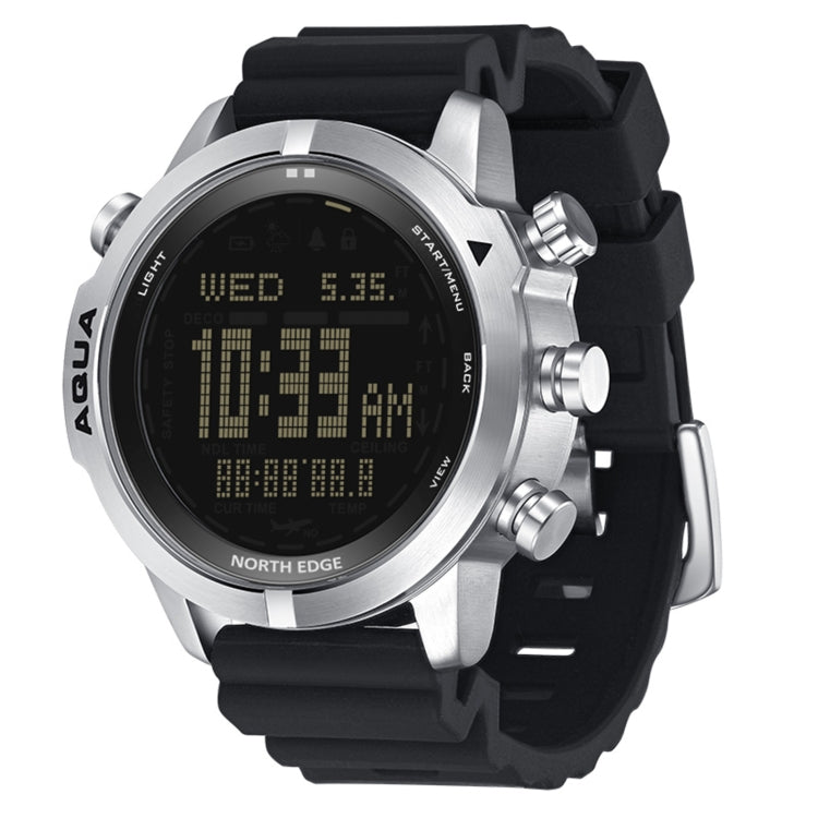 NORTH EDGE AQUA 100 m impermeabile Scuba Diver Smart Watch, supporto display luminoso e modalità bussola, AQUA