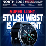 NORTH EDGE NL02 Fashion Bluetooth Sport Smart Watch, supporta più modalità sportive, monitoraggio del sonno, monitoraggio della frequenza cardiaca, monitoraggio della pressione sanguigna