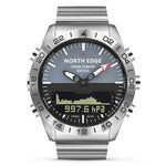 North Edge GAVIA Men Outdoor Sport 50m Impermeabile Smart Digital Watch Orologio subacqueo, barometro di supporto e contapassi, GAVIA