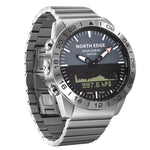 North Edge GAVIA Men Outdoor Sport 50m Impermeabile Smart Digital Watch Orologio subacqueo, barometro di supporto e contapassi, GAVIA