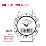 North Edge GAVIA Men Outdoor Sport 50m Impermeabile Smart Digital Watch Orologio subacqueo, barometro di supporto e contapassi, GAVIA