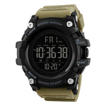 SKMEI 1384 Orologio digitale LED impermeabile nottilucente da uomo multifunzionale per esterni