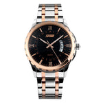 SKMEI 9069 Orologio da polso al quarzo con guscio d'oro impermeabile multifunzionale per attività all'aperto