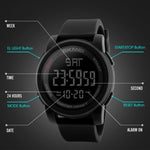 SKMEI 1257 Orologio da polso sportivo da uomo alla moda da esterno impermeabile da 50 m