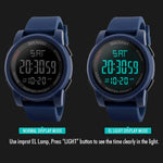 SKMEI 1257 Orologio da polso sportivo da uomo alla moda da esterno impermeabile da 50 m