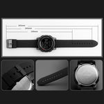SKMEI 1257 Orologio da polso sportivo da uomo alla moda da esterno impermeabile da 50 m